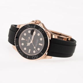 Rolex Yacht Master Everose Gold | Heavy Master Lock | Steel Buzzle Working - Without Box