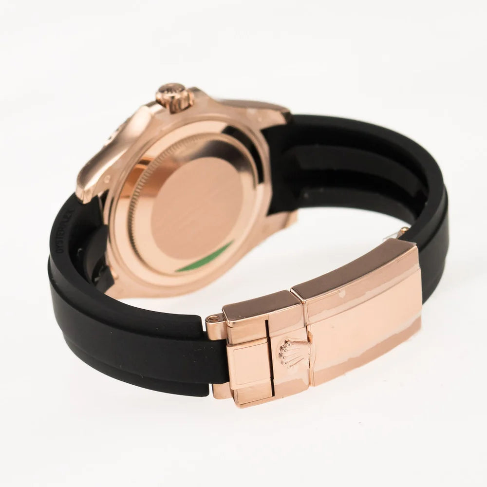 Rolex Yacht Master Everose Gold | Heavy Master Lock | Steel Buzzle Working - Without Box