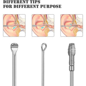 6-Piece Ear Wax Cleaning Kit |  Portable & Easy to Use