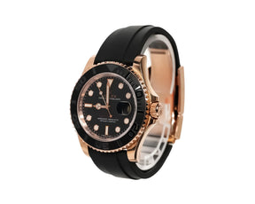 Rolex Yacht Master Everose Gold | Heavy Master Lock | Steel Buzzle Working - Without Box