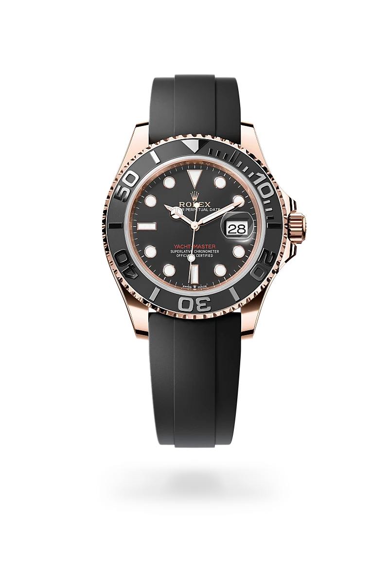Rolex Yacht Master Everose Gold | Heavy Master Lock | Steel Buzzle Working - Without Box